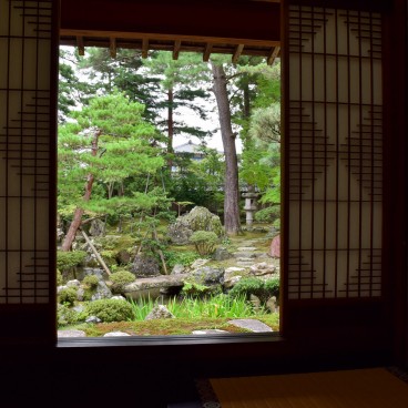 Musée des Cultures du Nord (Niigata), vue sur le grand jardin