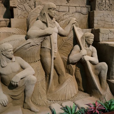 Musée du sable de Tottori, exposition sur l'Amérique du Sud (2016) 10