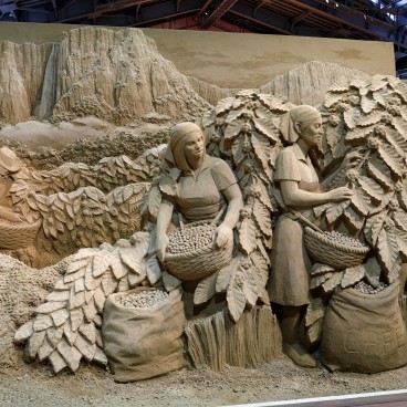 Musée du sable de Tottori, exposition sur l'Amérique du Sud (2016) 13