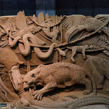 Musée du sable de Tottori, exposition sur l'Amérique du Sud (2016) 18