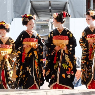 Setsubun, Yasaka-jinja, Spectacle de Geiko 2
