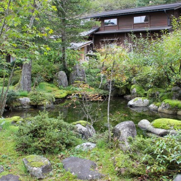 Myozen-ji (Shirakawa-go), jardin