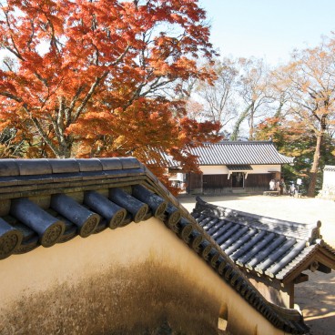 Château de Bitchu Matsuyama, vue sur Honmaru 