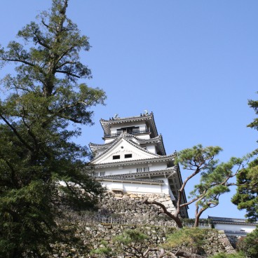 Château de Kochi à Shikoku, Vue sur le donjon