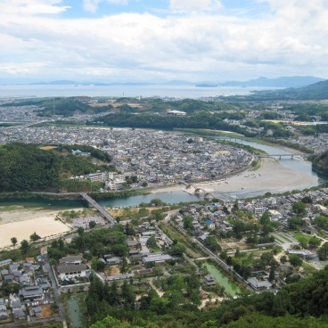 Iwakuni, Vue depuis le château