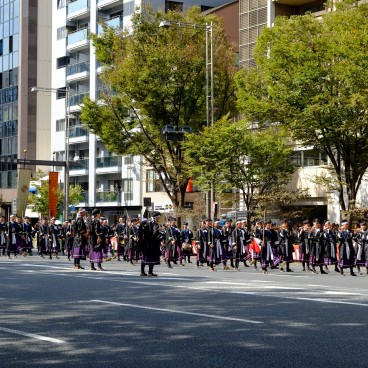 Jidai Matsuri (Kyoto), musiciens des troupes impériales Meiji