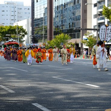 Jidai Matsuri (Kyoto), procession de l'époque de Muromachi