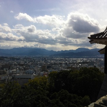 Vue sur Matsuyama depuis son château