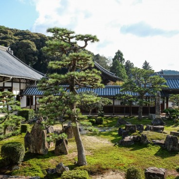 Kosho-ji (Uji), Vue sur le jardin du monastère 4