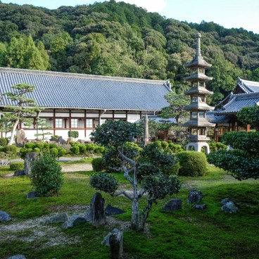 Kosho-ji (Uji), Vue sur le jardin du monastère 6