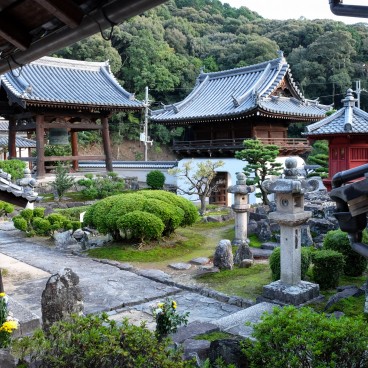 Kosho-ji (Uji), Vue sur le jardin du monastère 7