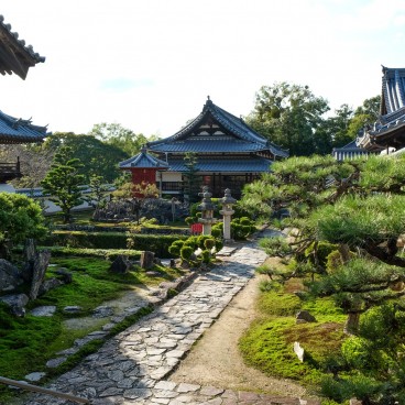 Kosho-ji (Uji), Vue sur le jardin du monastère 8