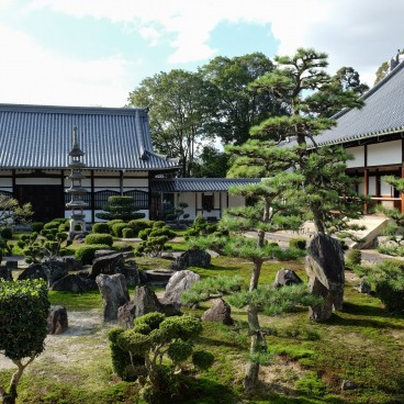 Kosho-ji (Uji), Vue sur le jardin du monastère 2