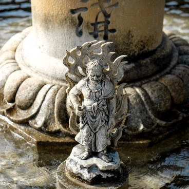 Mimuroto-ji, Statue de Fudo Myoo