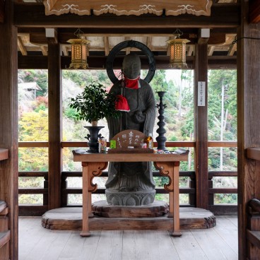 Yoshimine-dera à Kyoto, statue de Kofuku Jizo
