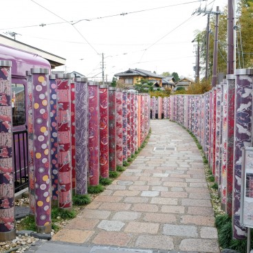 Forêt de kimono (Arashiyama Randen) 