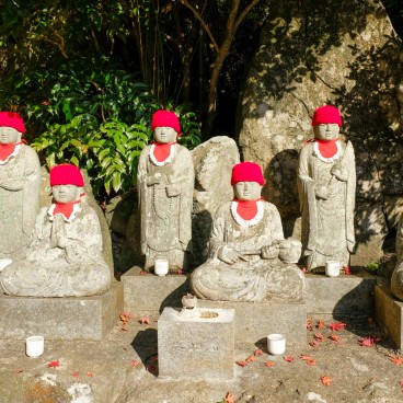 Mitaki-dera (Hiroshima), statues de Jizo 