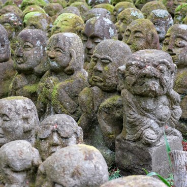 Otagi Nenbutsu-ji (Kyoto), statues Rakan