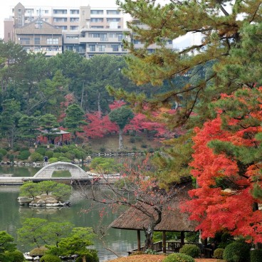 Jardin Shukkei-en dans le centre-ville d'Hiroshima 3