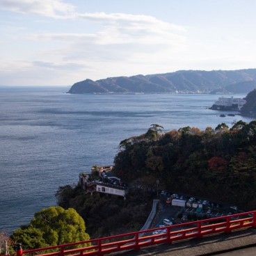Château d'Atami, Vue sur la Baie de Sagami depuis l'observatoire