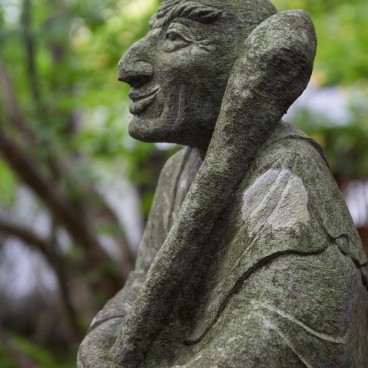 Choan-ji (Hakone), statue de Rakan âgé 3