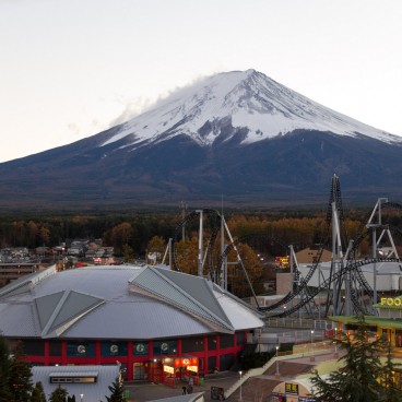 Parc d'attractions Fuji-Q Highland, Vue sur le Mont Fuji