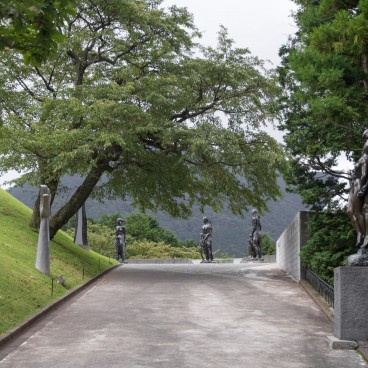 Musée en plein air de Hakone, grandes statues allégoriques d'Emile-Antoine Bourdelle