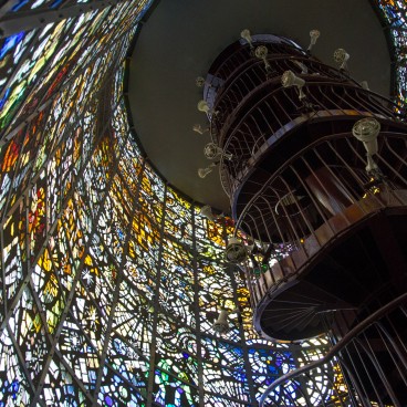 Musée en plein air de Hakone, sculpture de Gabriel Loire (Symphonic Sculpture)