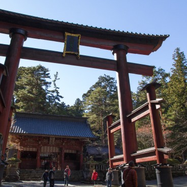 Kitaguchi Hongu Fuji Sengen (Fujiyoshida), Grande porte Otorii