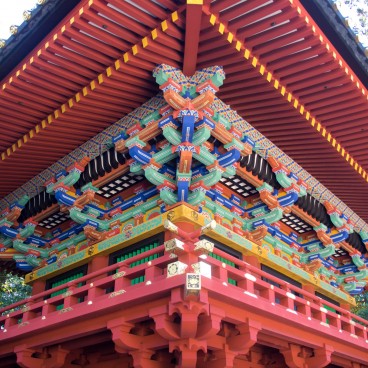 Kunozan Toshogu (Shizuoka), Détail du pavillon Korô