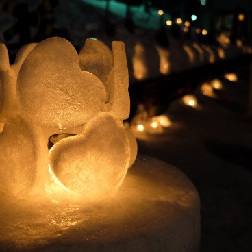 Otaru, Yuki Akari no Michi, Lanternes de glace 3