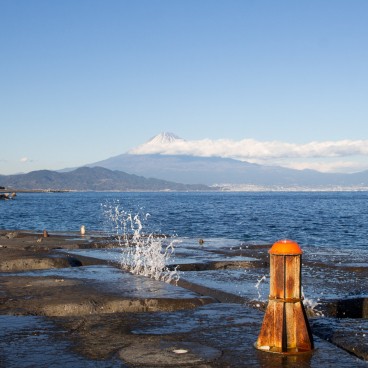 Miho no Matsubara (Shizuoka), Vue sur le Mont Fuji