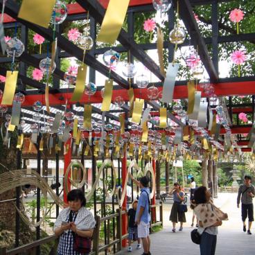 Dazaifu Tenman-gu, carillons japonais Furin au sanctuaire