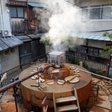 Arima Onsen (Hyogo), source chaude naturelle de la station thermale