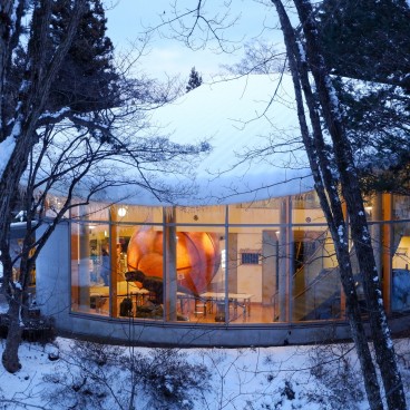 Nouveau bâtiment d'exposition du Musée de l'Ambre de Kuji