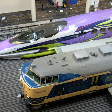 Musée ferroviaire de Kyoto, Shinkansen 500 relooké en 500 TYPE EVA en 2018