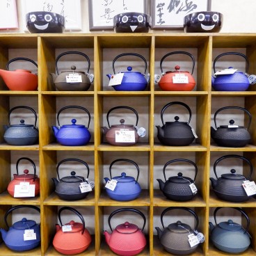 Morioka (Iwate), théières en fonte Iwachu