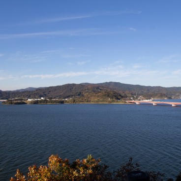 Observatoire sur Hamana-ko au temple Kanzan-ji (Hamamatsu)