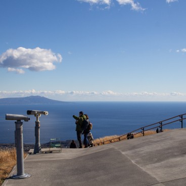 Observatoire en plein air du Mont Omuro sur péninsule d'Izu 2