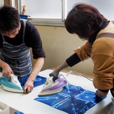 Morioka Tezukuri Mura, Atelier de teinture de tissu 5