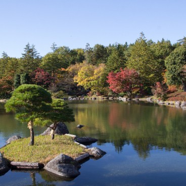 Jardin japonais au parc Memorial Showa 5