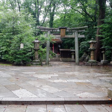 Intérieur du sanctuaire Kitano Tenmangu 3