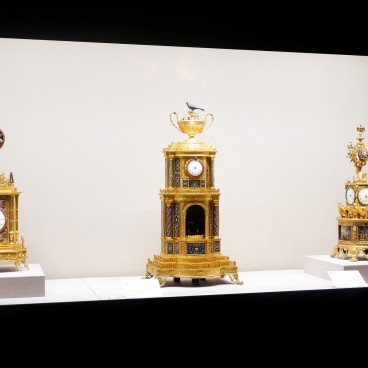Musée Nezu (Tokyo), collection d'horloges en exposition