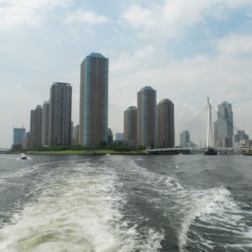 Croisière Nihombashi (Tokyo), Vue du front de mer de la Baie de Tokyo