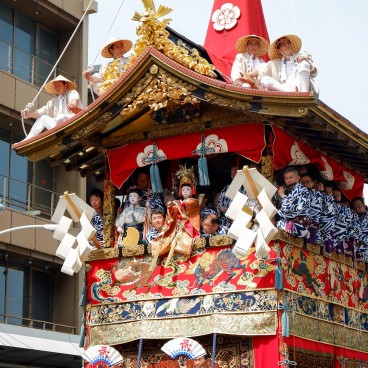 Char Hoko Naginata au Gion Matsuri de Kyoto