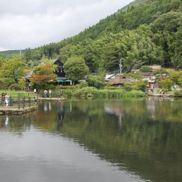 Yufuin (Oita), lac Kinrinko au début de l'automne