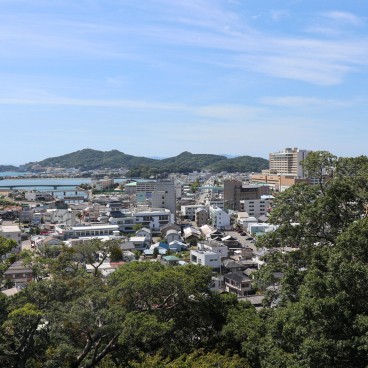 Vue panoramique sur Wakayama depuis Kimii-dera