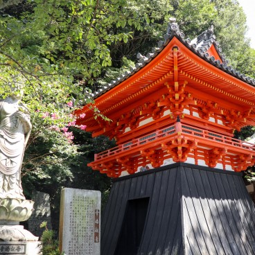 Temple Kimii-dera et statue Kannon à Wakayama