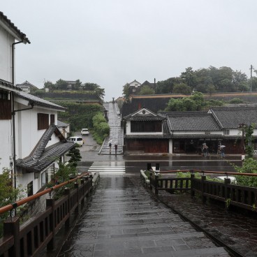Vue sur le chemin Suya-no-saka à Kitsuki