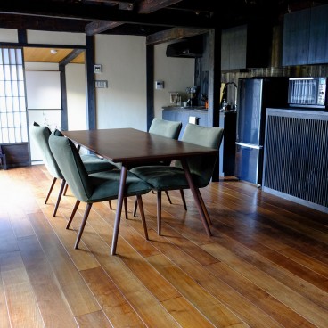 Maisons d'Alex Kerr (Shikoku), Côté cuisine